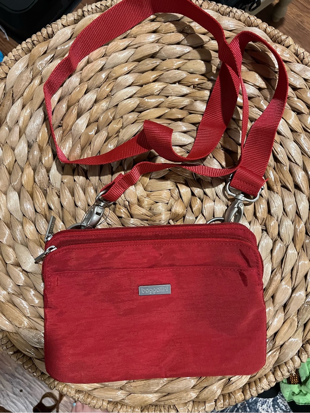 Baggallini Red Crossbody Bag - Lightweight Everyday Carry